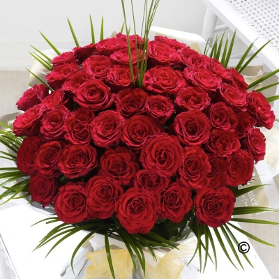 Unforgettable 50 Rose Hand tied**