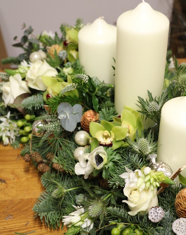 Luxury Christmas Table Arrangement