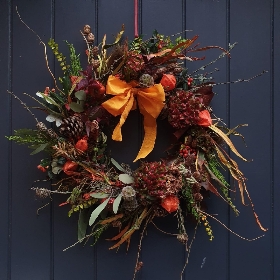 Autumn door wreath